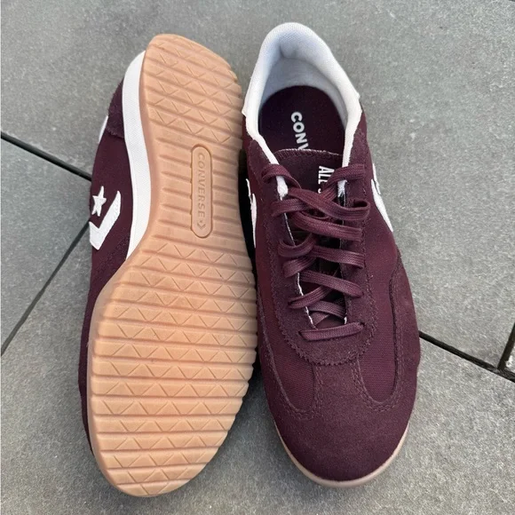 Converse Women's Athletic Shoes - Maroon - Picture 3 of 5